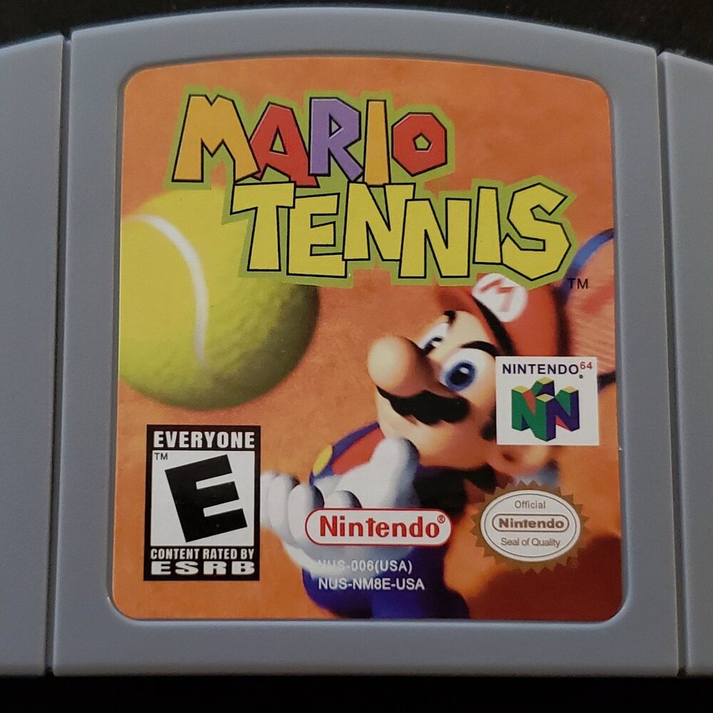 Mario Tennis Video Game Nintendo 64 N64